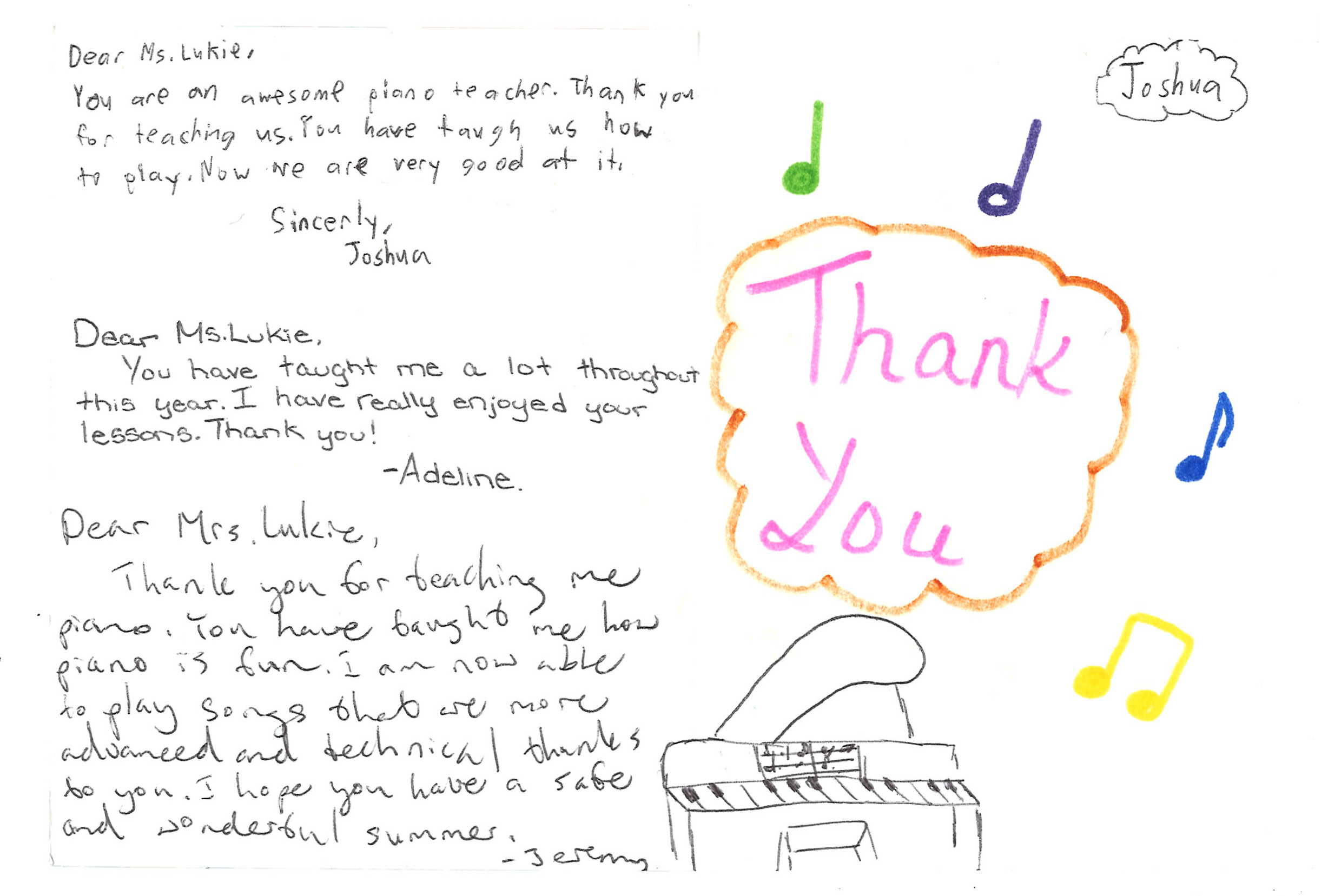 Jeremy joshua and adaline